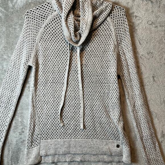Prana Translucent Sweater Heather Gray Women’s Size Small‎ Organic Cotton New - Picture 2 of 8